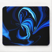 Blue Butterfly Abstrakt Mousepad (Vorne)