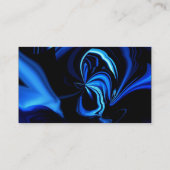 Blue Butterfly Abstrakte Visitenkarten Visitenkarte (Rückseite)