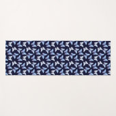 Blue Butterfly Animals Butterflies Pattern Yogamat Yogamatte (Vorderseite (Horizontal))