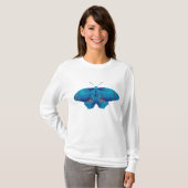 Blue Butterfly Art T-Shirt (Vorne ganz)