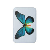 Blue Butterfly Bath Mat Badematte (Vorderseite Vertikal)