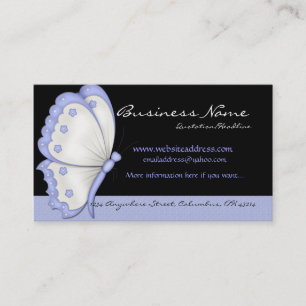 Blue Butterfly Business Card Visitenkarte