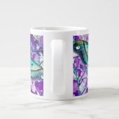 Blue Butterfly Cup Jumbo-Tasse (Rückseite)