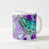 Blue Butterfly Cup Jumbo-Tasse (Vorderseite Rechts)