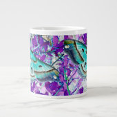 Blue Butterfly Cup Jumbo-Tasse (Vorderseite)