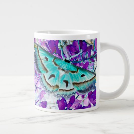Blue Butterfly Cup Jumbo-Tasse (Rechts)