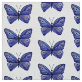 Blue Butterfly Custom Polyester Poplin Fabric Stoff (Muster)