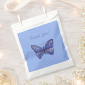 Blue Butterfly Custom White Fevor Bag Geschenktütchen (Ausgeschnitten)