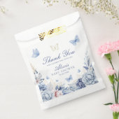 Blue Butterfly Danke Boy Baby Dusche Geschenktütchen (Versiegelt)