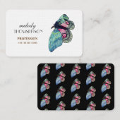 Blue Butterfly Digitale Kunst Visitenkarte (Vorne/Hinten)