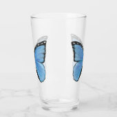 Blue Butterfly Glass Tumbler (Links)