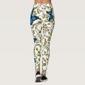 Blue butterfly gold garden leggings (Rückseite)
