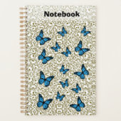 Blue butterfly gold garden planer (Vorderseite)