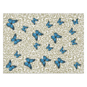 Blue butterfly gold garden tischdecke (Vorderseite (Horizontal))