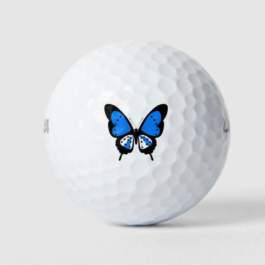 Blue Butterfly Golf Balls Golfball