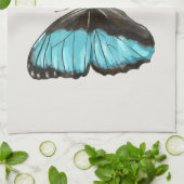 Blue Butterfly Insect Art Lover Geschirrtuch (Gefaltet)