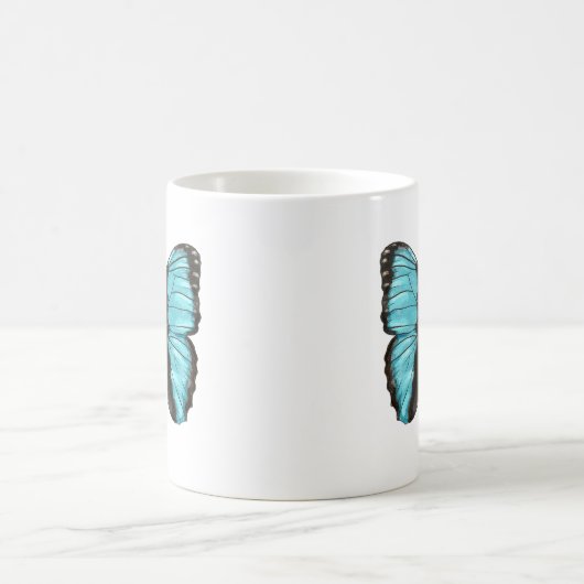 Blue Butterfly Insect Art Lover Kaffeetasse (Mittel)