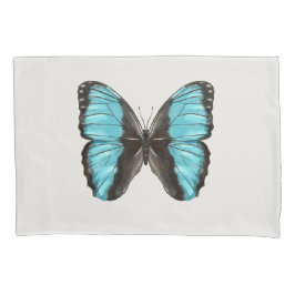 Blue Butterfly Insect Art Lover Kissenbezug
