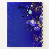 Blue Butterfly Journal Notebook Geschenk Notizblock (Rückseite)