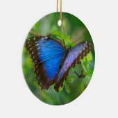 Blue Butterfly Keramik Ornament (Rechts)