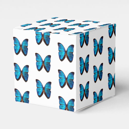 Blue Butterfly Lieblingsgeschenk/Party Box Geschenkschachtel (Vorderseite)