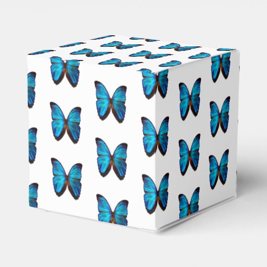 Blue Butterfly Lieblingsgeschenk/Party Box Geschenkschachtel (Rückseite)