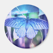 Blue Butterfly Magnet (Vorne)