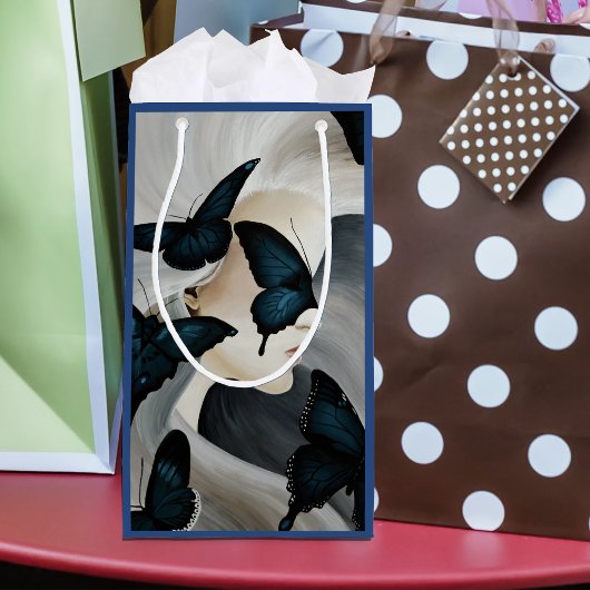 Blue Butterfly Masquerade Kleine Geschenktüte