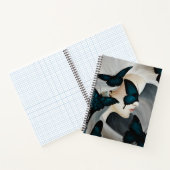 Blue Butterfly Masquerade Notizblock (Innenseite)
