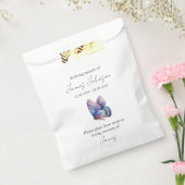 Blue Butterfly Memorial Beerdigung Saatgut Geschenktütchen (Versiegelt)