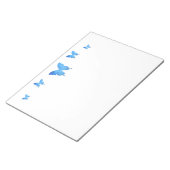 Blue Butterfly Notepad Notizblock (angewinkelt)