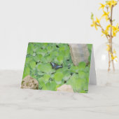 "Blue Butterfly"-Osterkarte Karte (Gelbe Blume)