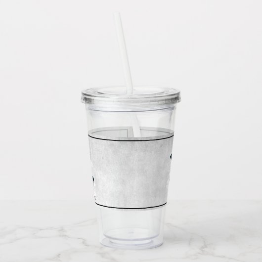 Blue Butterfly Personalisiert Acrylic Tumbler Acryltrinkbecher (Links)