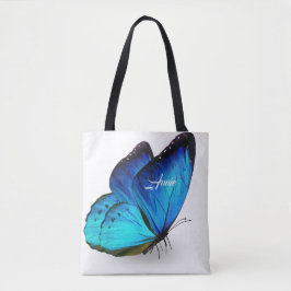 Blue Butterfly Personalisiert Tasche
