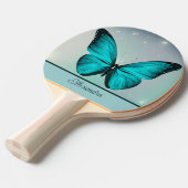 Blue Butterfly Personalisiert Tischtennis Schläger (Vorderseite)