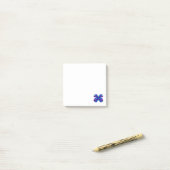 Blue Butterfly Post-It Notes Klebezettel (Auf Schreibtisch)