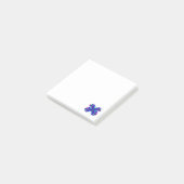 Blue Butterfly Post-It Notes Klebezettel (angewinkelt)