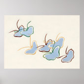 Blue Butterfly Poster (Vorne)