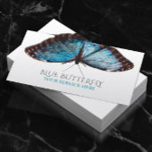 Blue Butterfly Salon & Wellness-Center Elegante Visitenkarte