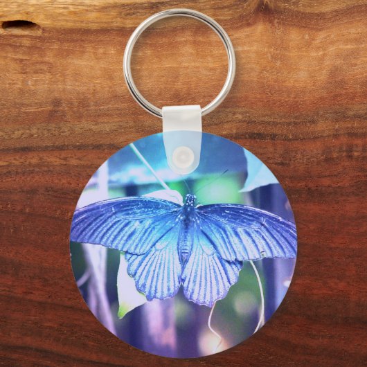 Blue Butterfly Schlüsselanhänger (Vorderseite)