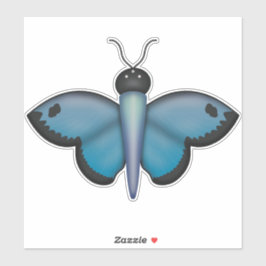 Blue Butterfly Sticker