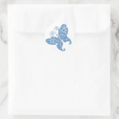 Blue Butterfly Sticker (Tasche)