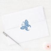 Blue Butterfly Sticker (Umschlag)