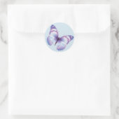 Blue Butterfly Sticker (Tasche)