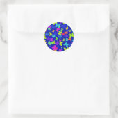 Blue Butterfly Stickers (Tasche)