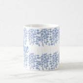 Blue Butterfly Swarm Custom Kaffeetasse (Mittel)