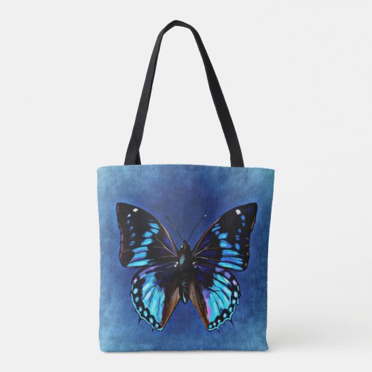 Blue Butterfly Tasche (Rückseite)