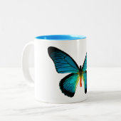 Blue Butterfly Tasse (Vorderseite Links)