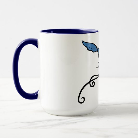 Blue Butterfly Tasse (Links)