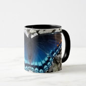 Blue-Butterfly-Tasse Tasse (VorderseiteRechts)
